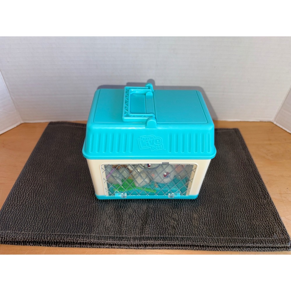Little Live Pets Mama & Baby Guinea Pigs / Hamsters Set Carrier Cage Playset